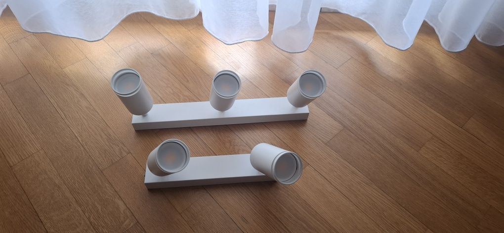 Komplet lamp Paris Gu10 z żarówkami kinkiet lampa sufitowa