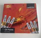 Farby olejne 24 sztuk po 18 ml Crelando