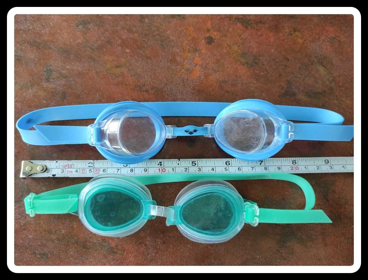 Okulary dziecięce do wody na basen - cena za 2 pary
