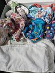 Zestaw pieluch wielorazowych z wkładami