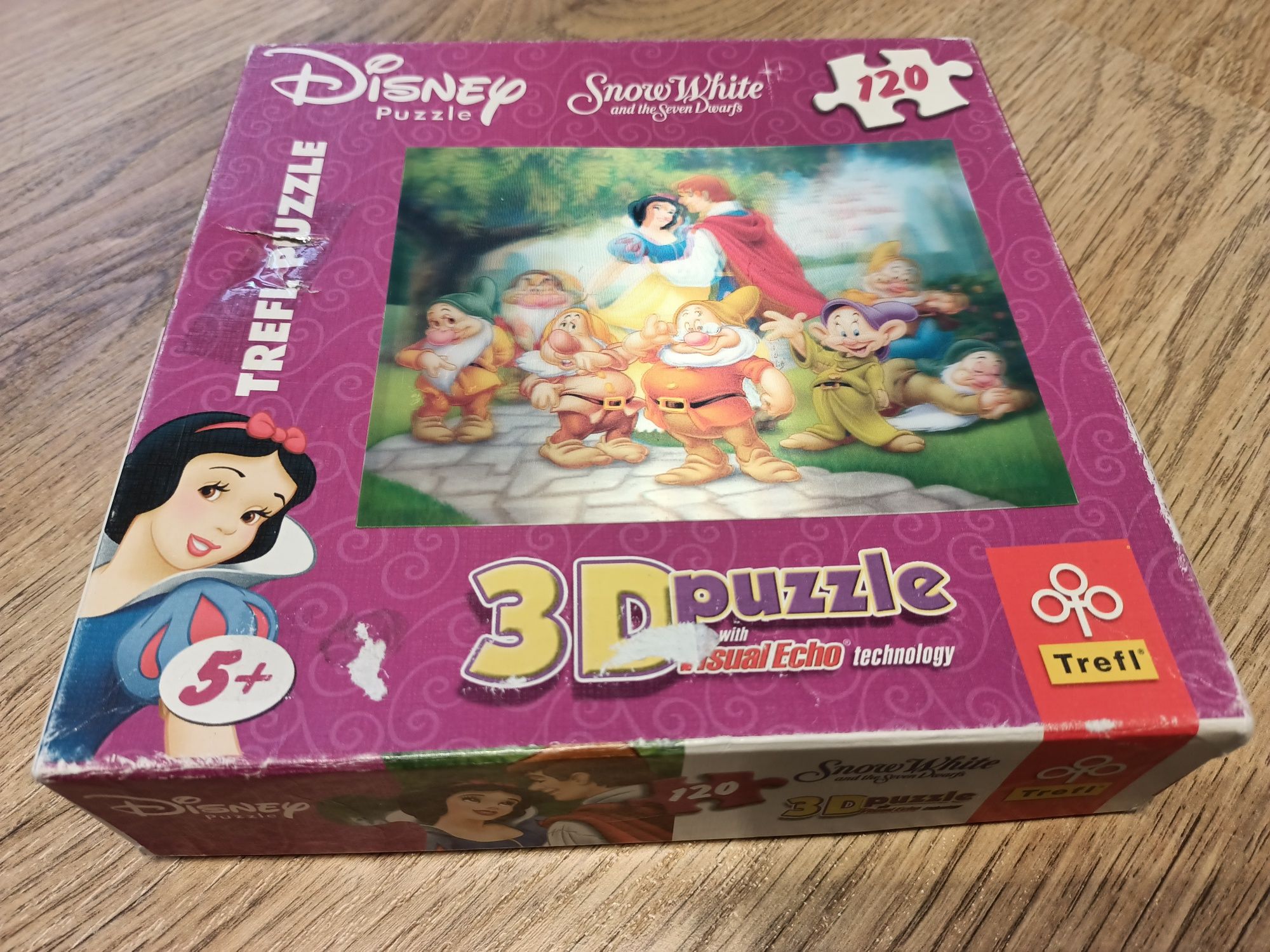 Puzzle myszka Miki balet królewna śnieżka3D- 4,5,6 lat