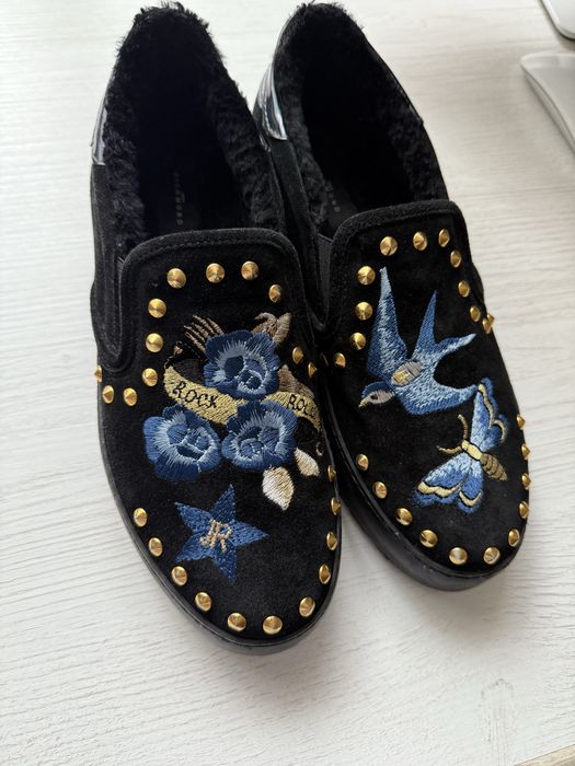 Слипоны на меху John Richmond оригинал