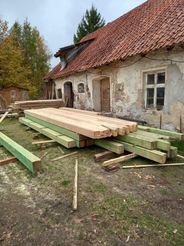 Wieźba dachowa, łaty, kontrłaty, deski itp