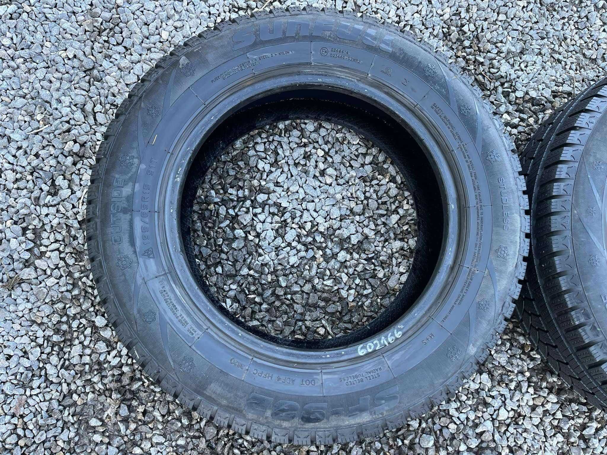 Opony 195/65R15 Sunfull SF982 Zima 2sztuki 7,52mm bieżnika