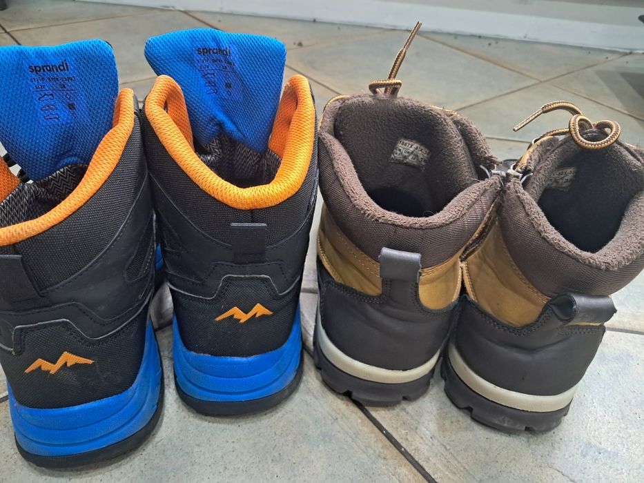 Kozaki 2 pary śniegowce zimowe r.38