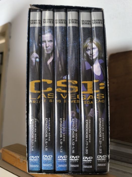 6 DVD's CSI Las Vegas
