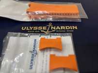 Ulysse Nardin Maxi Marine Diver Orange Rubber  Strap -pasek(guma)