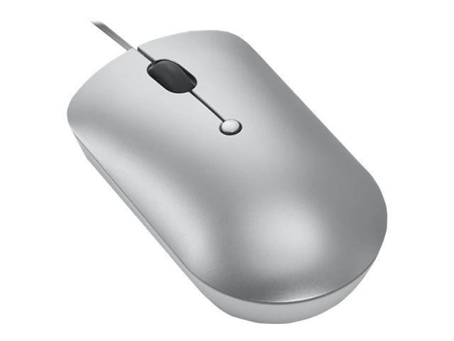 lenovo | kompaktowa myszka 540 z przewodem usb-c w kolorze cloud grey