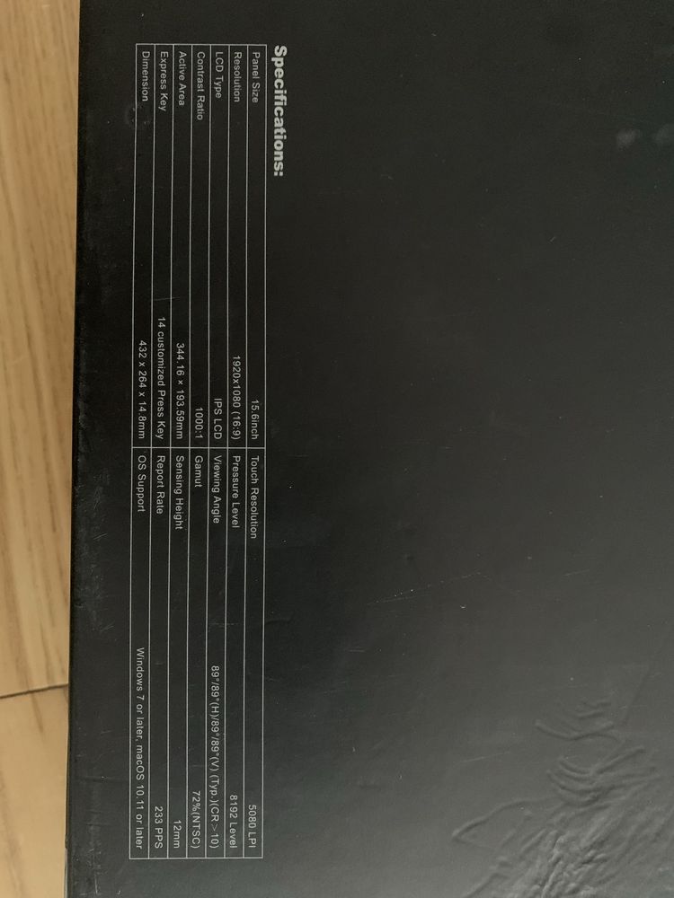 Mesa de Desenho Huion GT156 V2