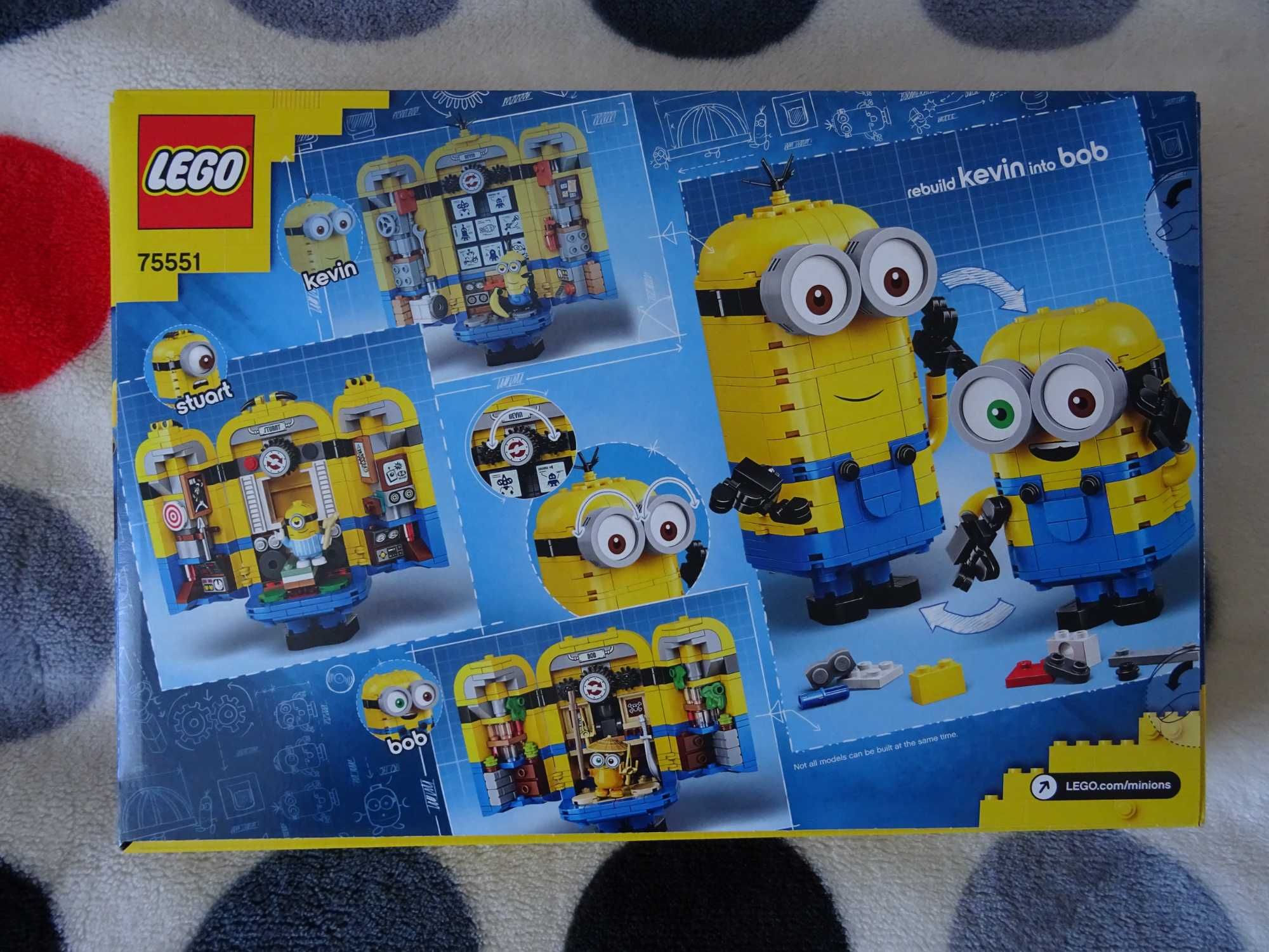 Nowy zestaw Lego Minions 75551 Minionki z klocków z gniazdem