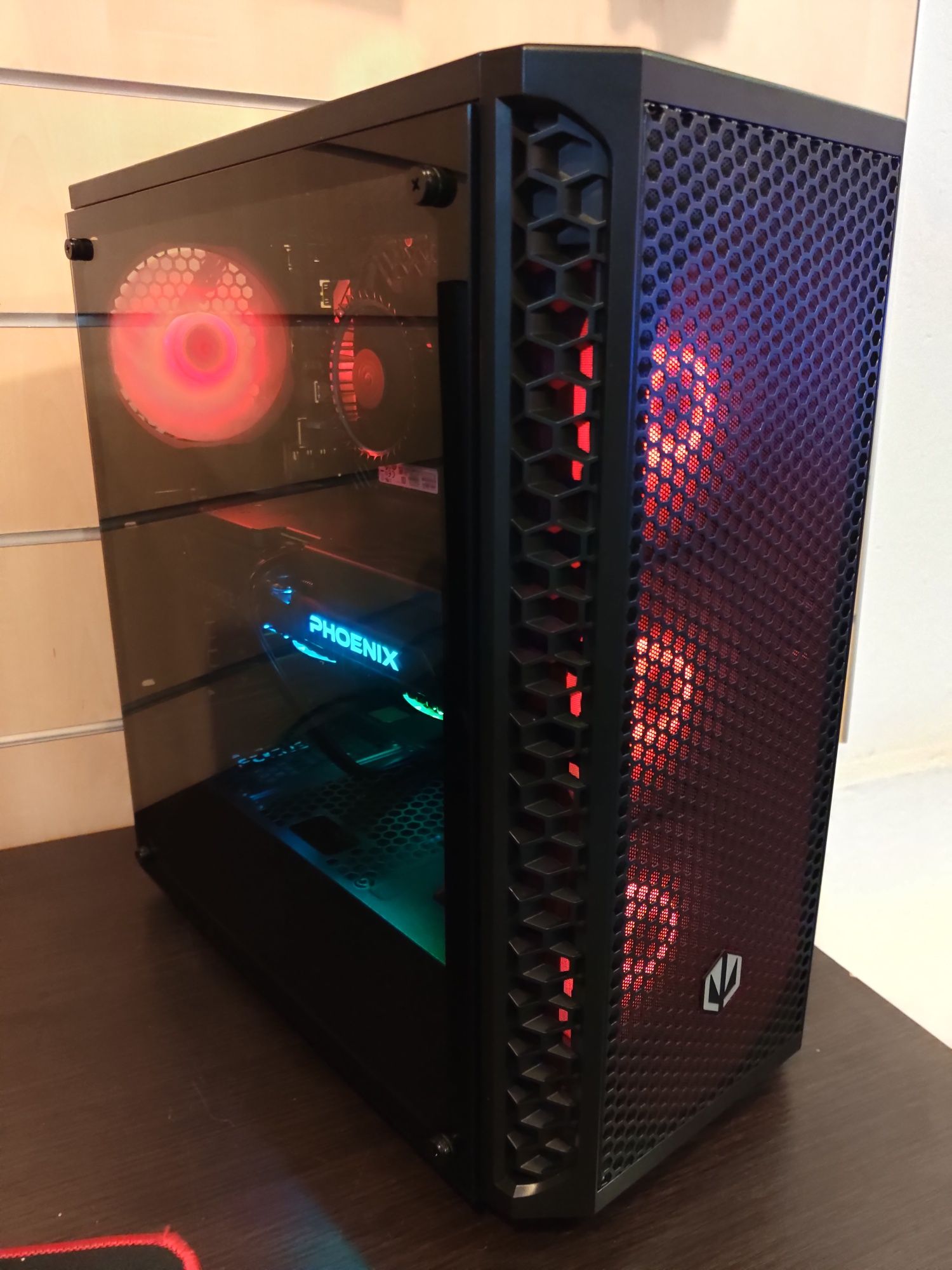 RTX 4070 Ti, LED Komputer do gier,32 GB,i7-12700,1 TB SSD,Win 11Pro