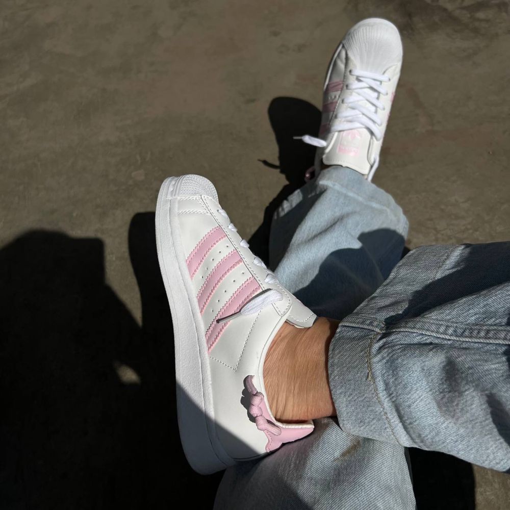 БЕЗ ПЕРЕДОПЛАТ‼️[36-40] Жіночі кросівки Adidas Superstar Knotted Rope