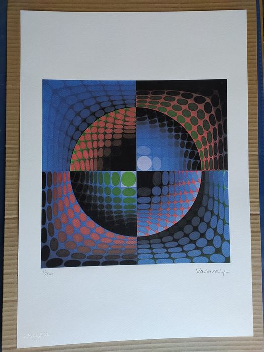 Litografias Vasarely  50 cm x 35 cm