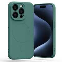 Mercury Magsafe Semi-Silicone Iphone 15 Pro 6,1" Zielony /Green