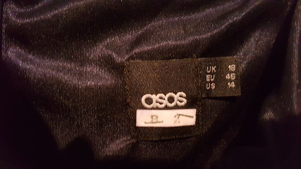 Vestido cerimónia ASOS - cor azul escuro 46