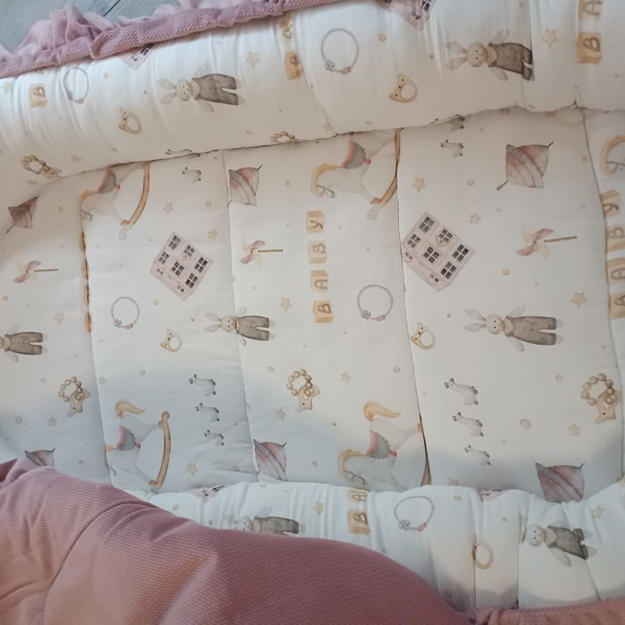 Kokon niemowlęcy+Rożek becik bawełna 100%