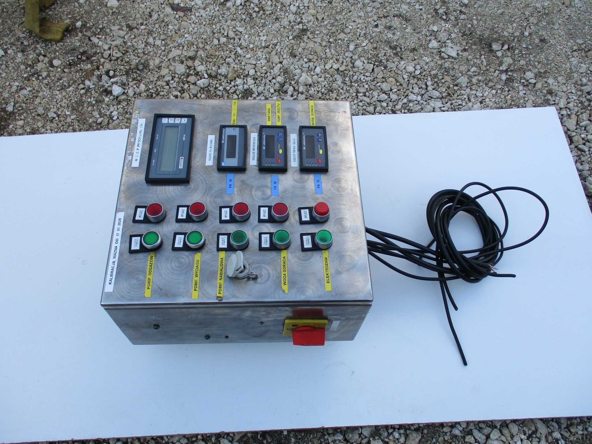 Skrzynka sterująca elektryczna z falownikami l tablica cnc