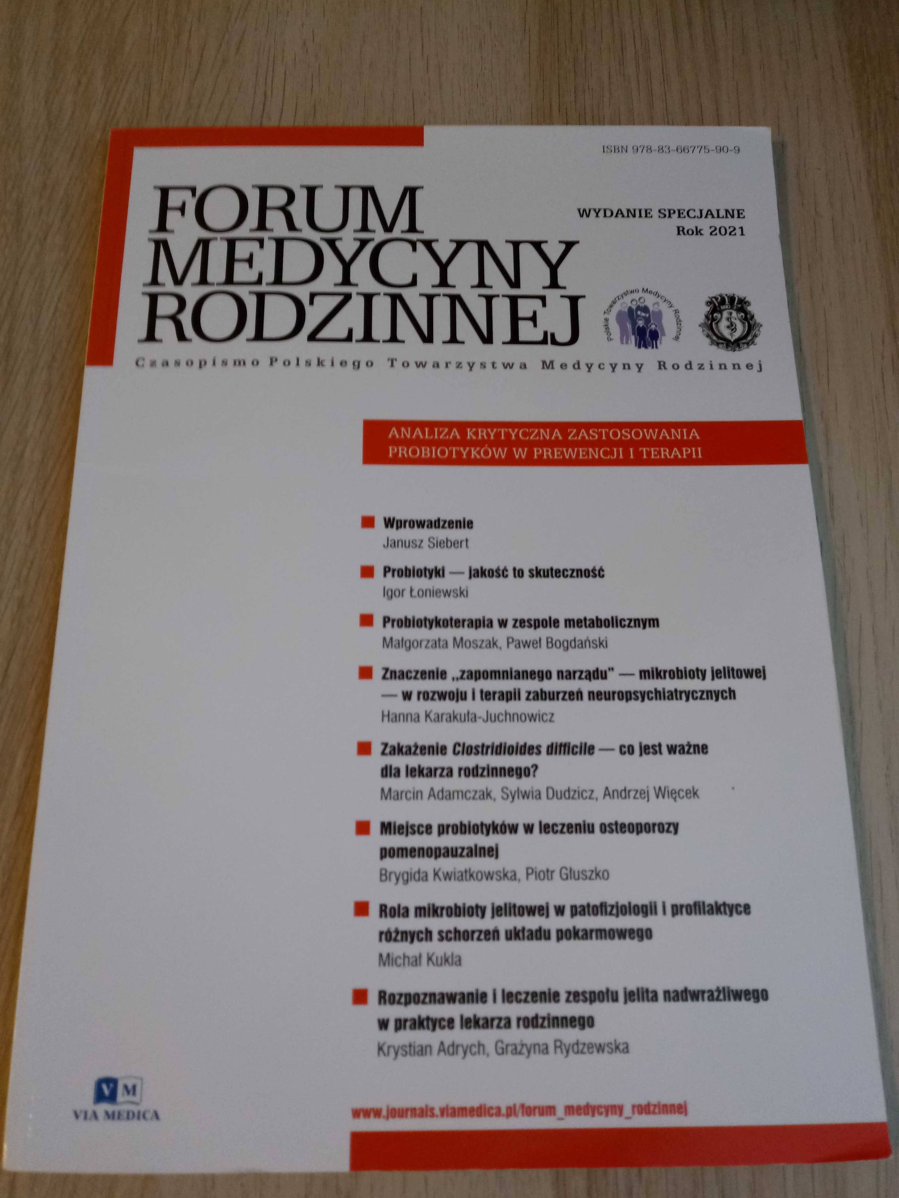 Czasopismo Forum Medycyny Rodzinnej Wydanie Specjalne 2021