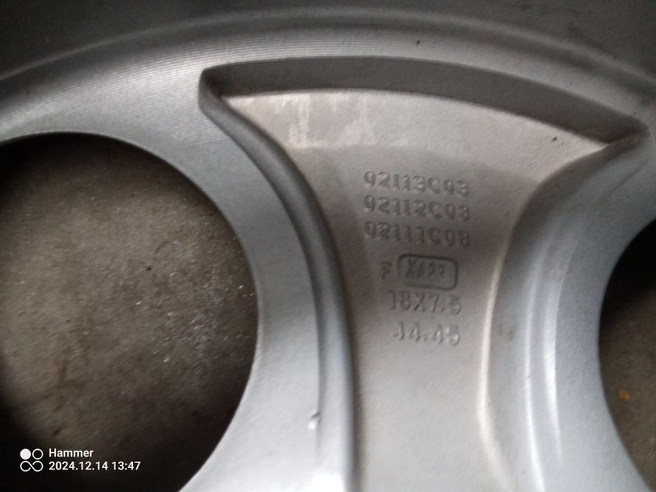 Jeep Wrangler koła felgi 18/7.5 r18 255/70 r18 Bridgestone nowe