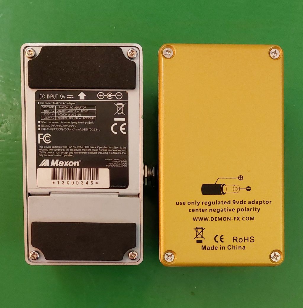 Гитарные педали Maxon od-808, Golden rat.