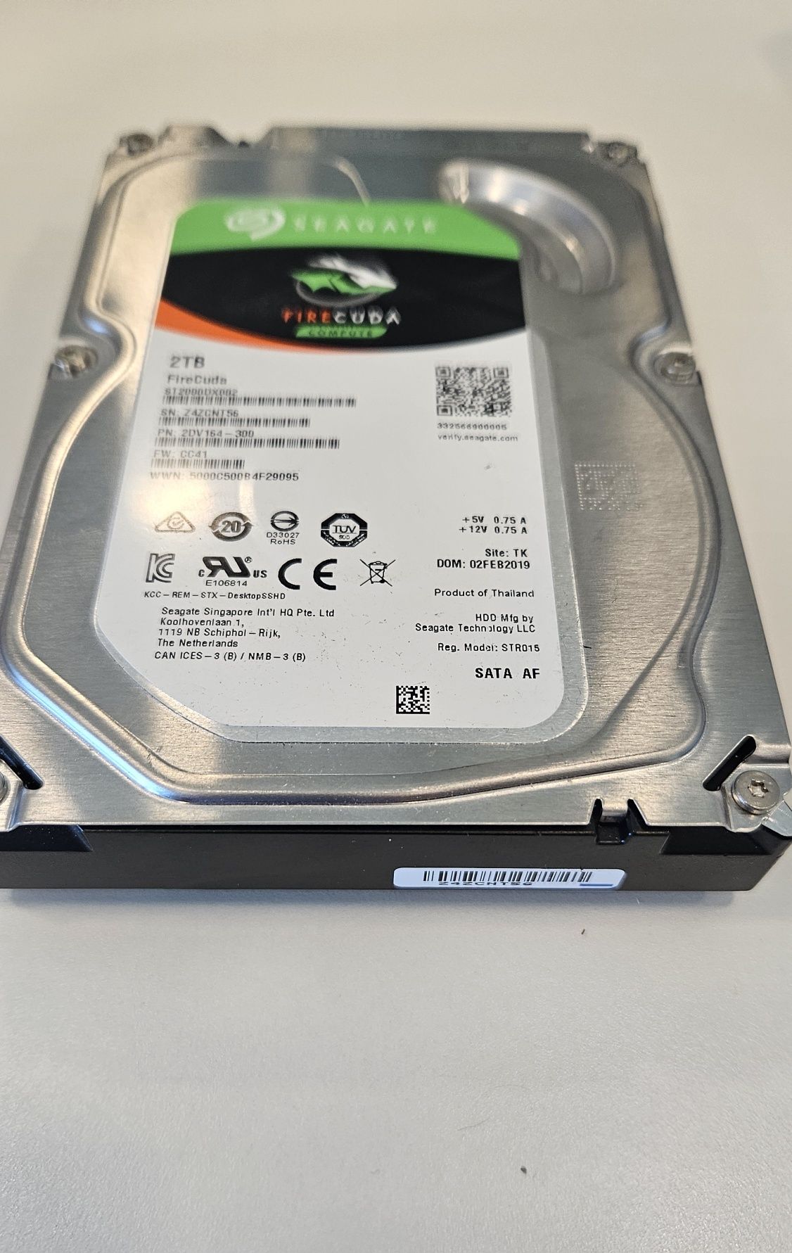 Disco Seagate FireCuda 2TB 3.5"