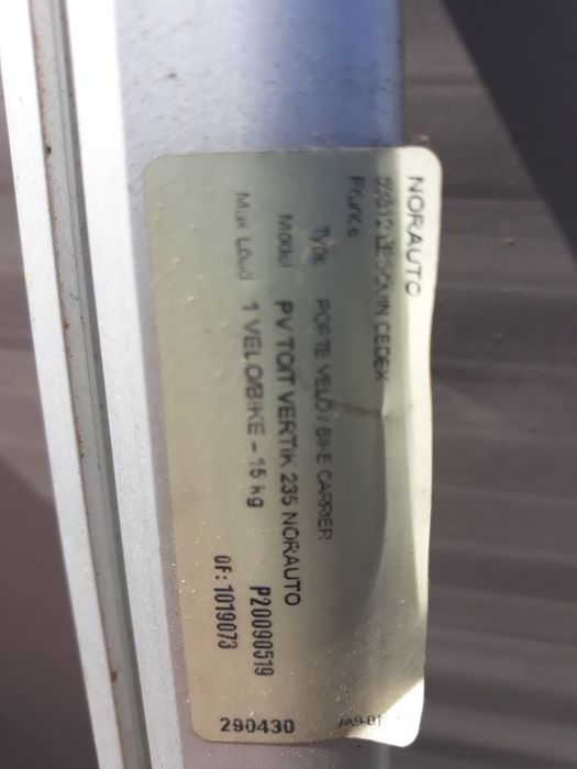 Suporte de bicicleta para Tejadilho do carro