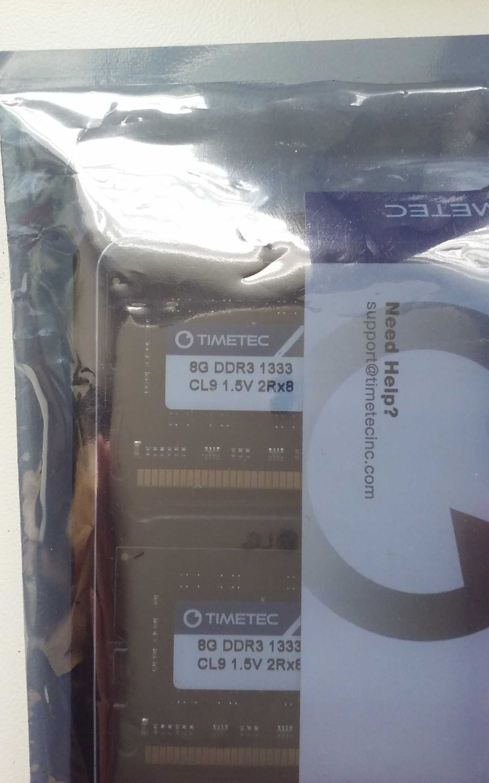 Память Timetec Hynix IC 16GB KIT(2x8GB) DDR3 1333MHz PC3-10600