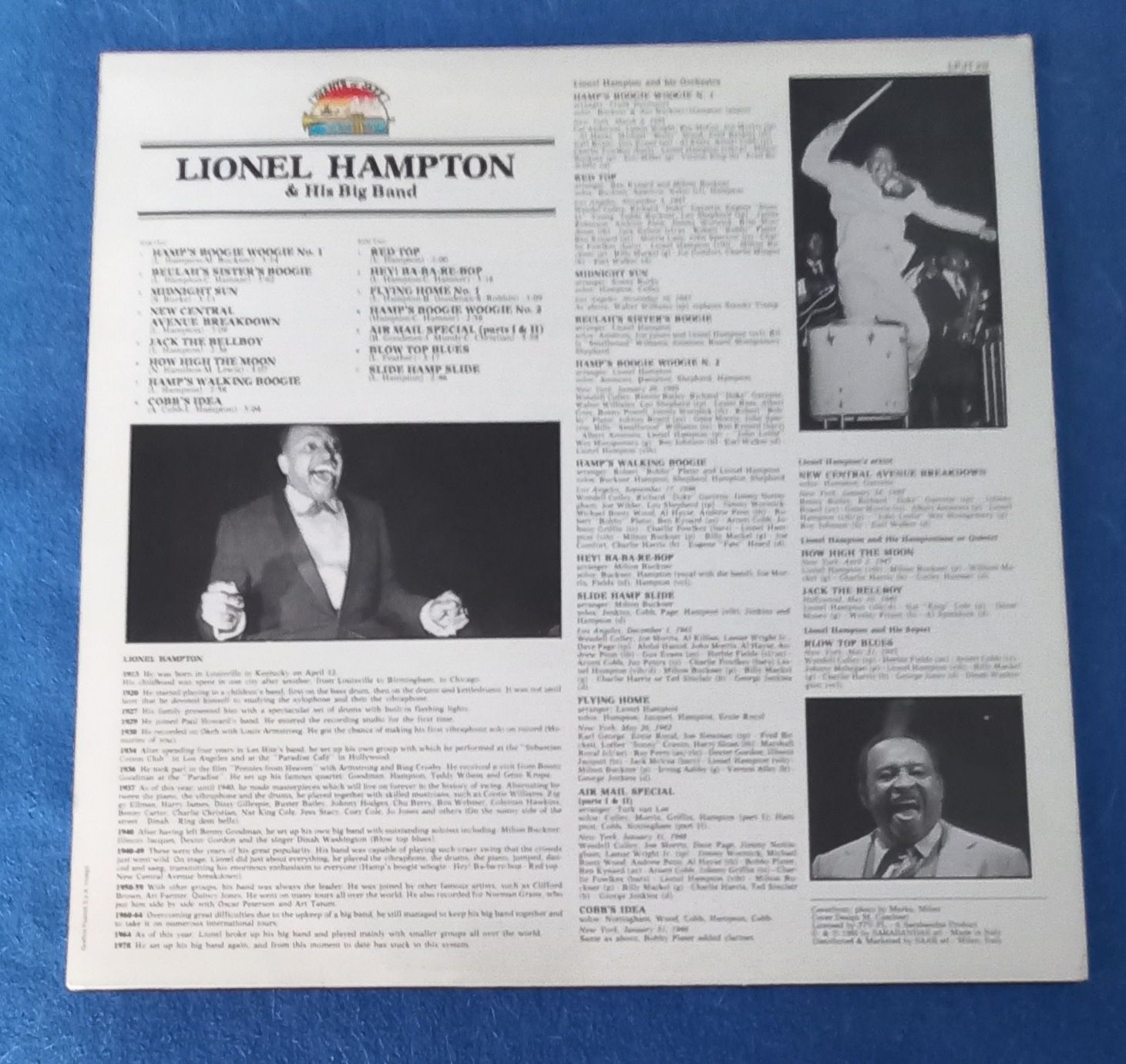 Vinil LP, Lionel Hampton & his Big Band.