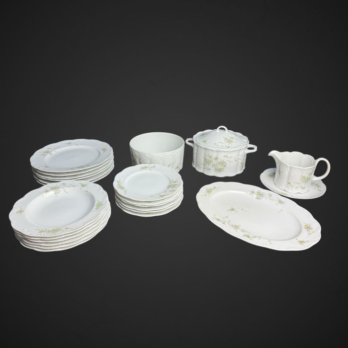 Serwis obiadowy Rosenthal Monbijou grune ranke kwiaty B5/050306