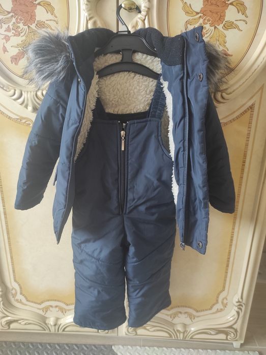 Зимовий дитячий комбінезон для хлопчика