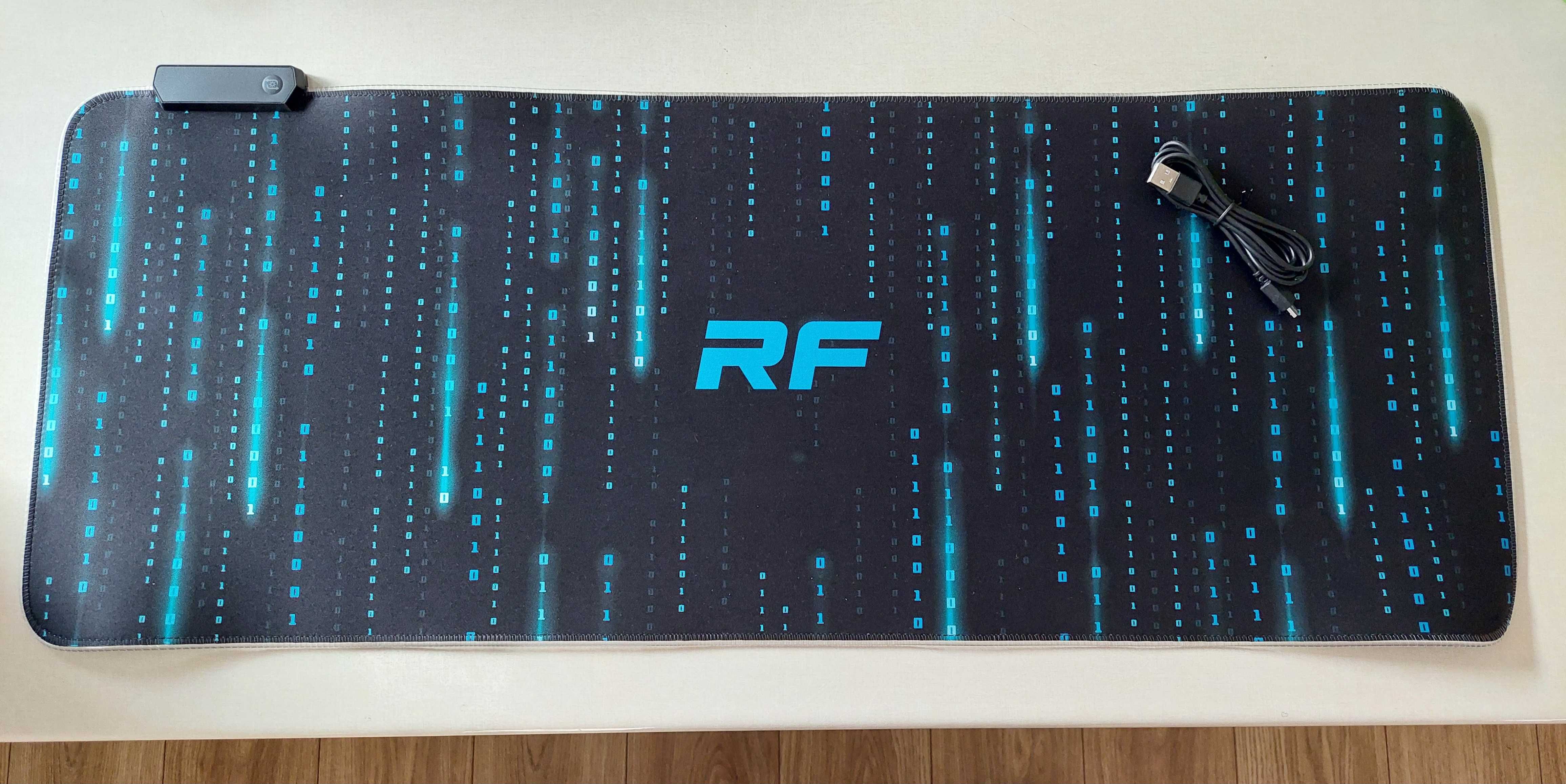 Podkładka pod mysz, klawiaturę LED RGB 80x30 Matrix RF