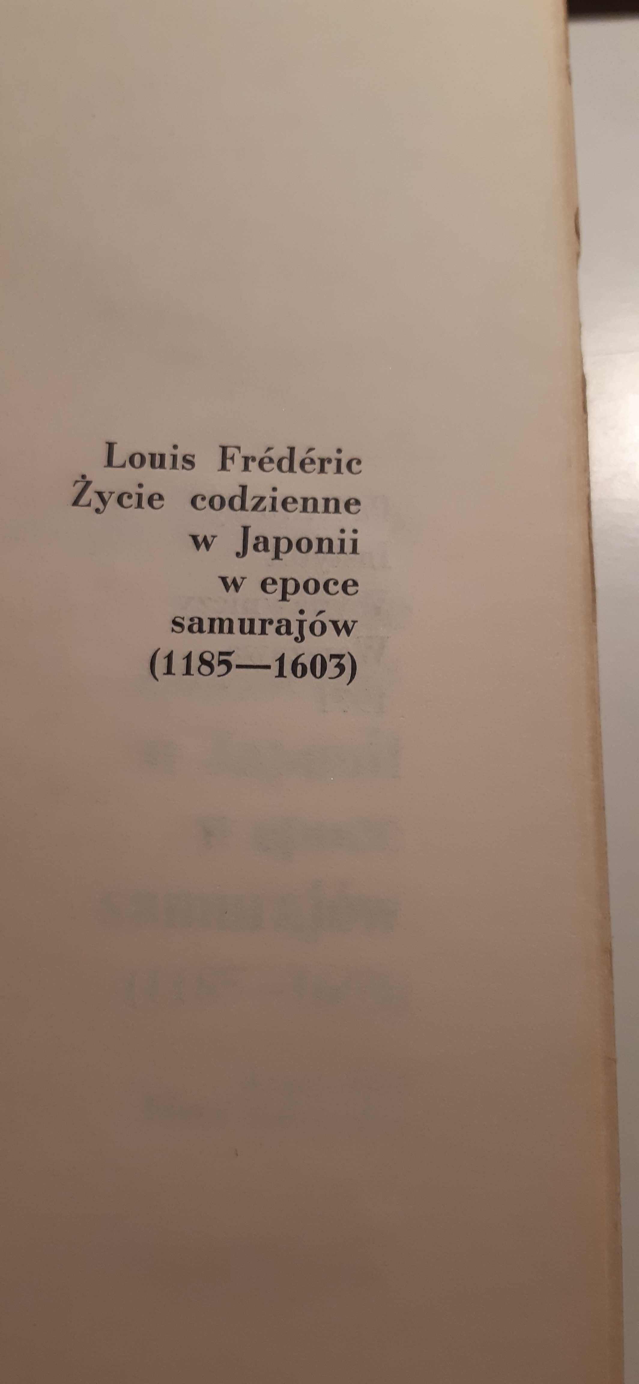 książka życie codzienne w Japonii epoce samurajów