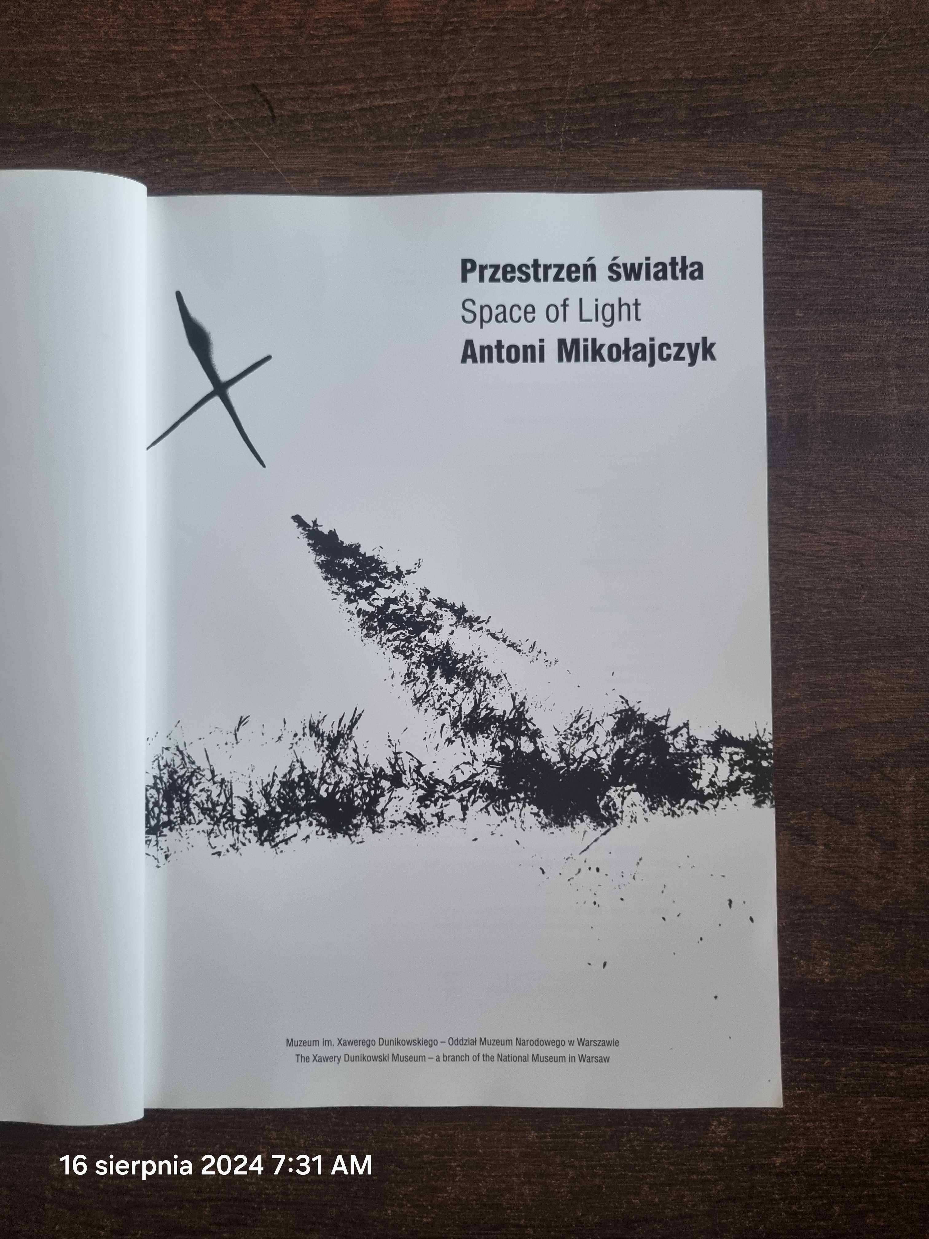 Antoni Mikołajczyk Przestrzeń światła Space of Light Polsko angielska