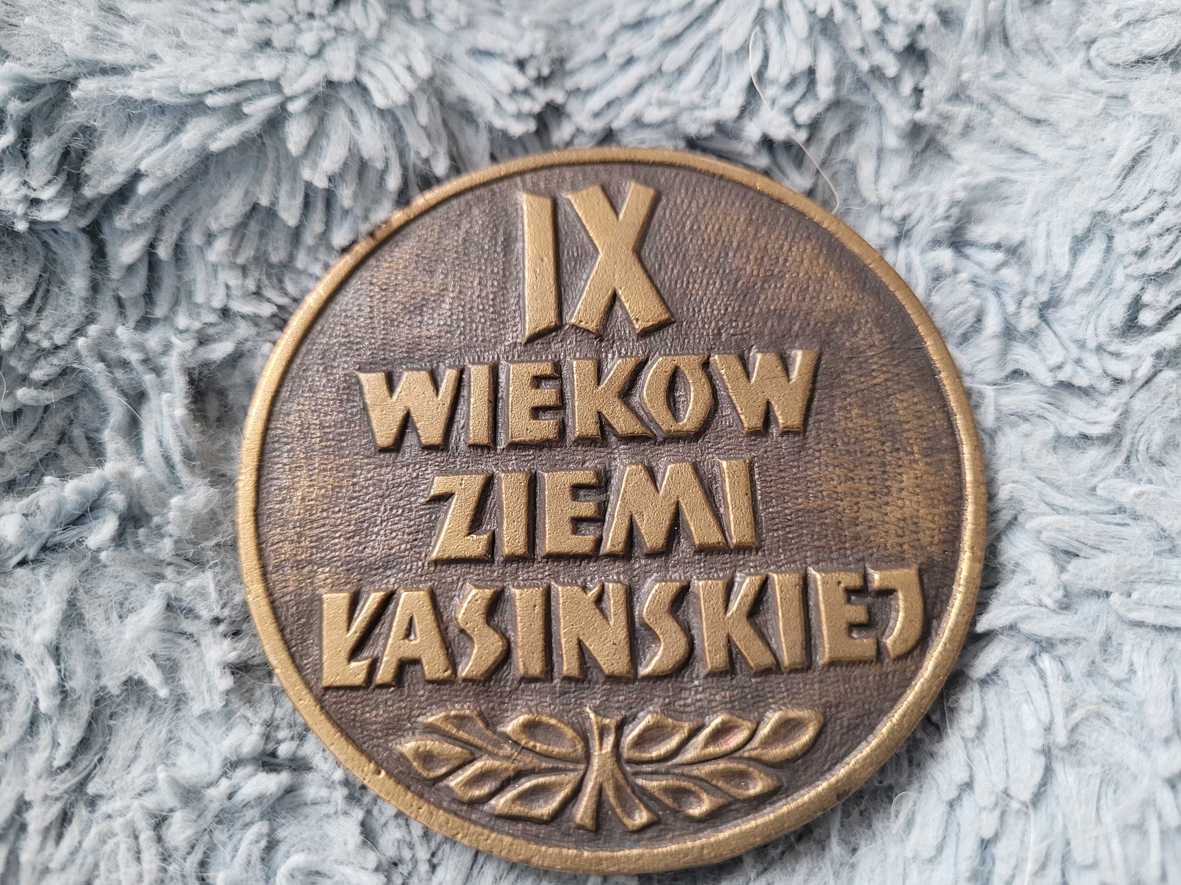 kolekcjonerski medal IX Wieków Ziemi Łasińskiej