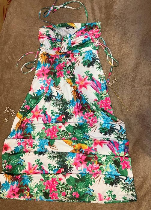 Літня сукня в гавайському стилі  на зав‘язках SELECT