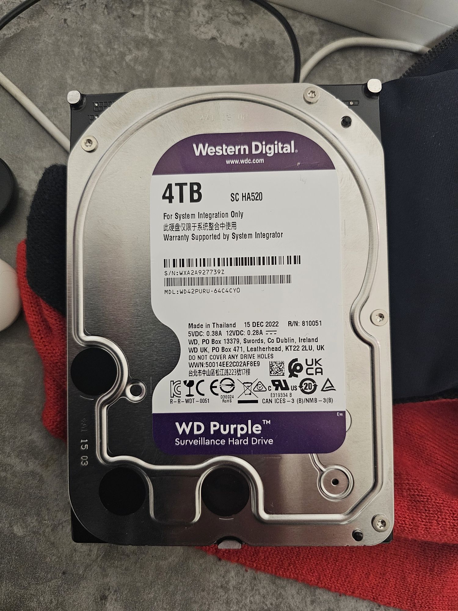 Disco 4TB novo...