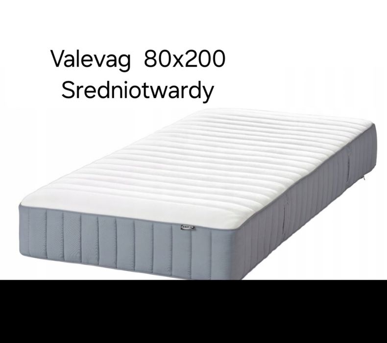 Materac Ikea Valevåg 200x80 średniotwardy