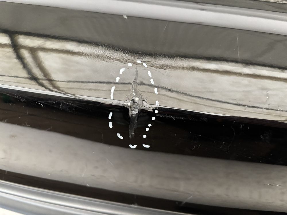 Audi A6 C7 kombi S-line 11-14 4G zderzak tył tylny spoiler dokładka