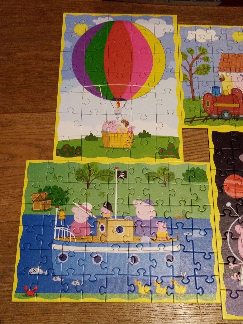 Puzzle - duży zestaw + gra