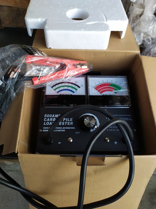 тестер аккумуляторных батарей нагрузочная вилка 500А.