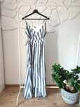 Letnia sukienka maxi boho vintage w paski