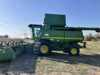 Комбайн ДЖОН ДІР 9880 STS, жатка 9 м, ВІЗОК, 6000 м /г, 2004 р.