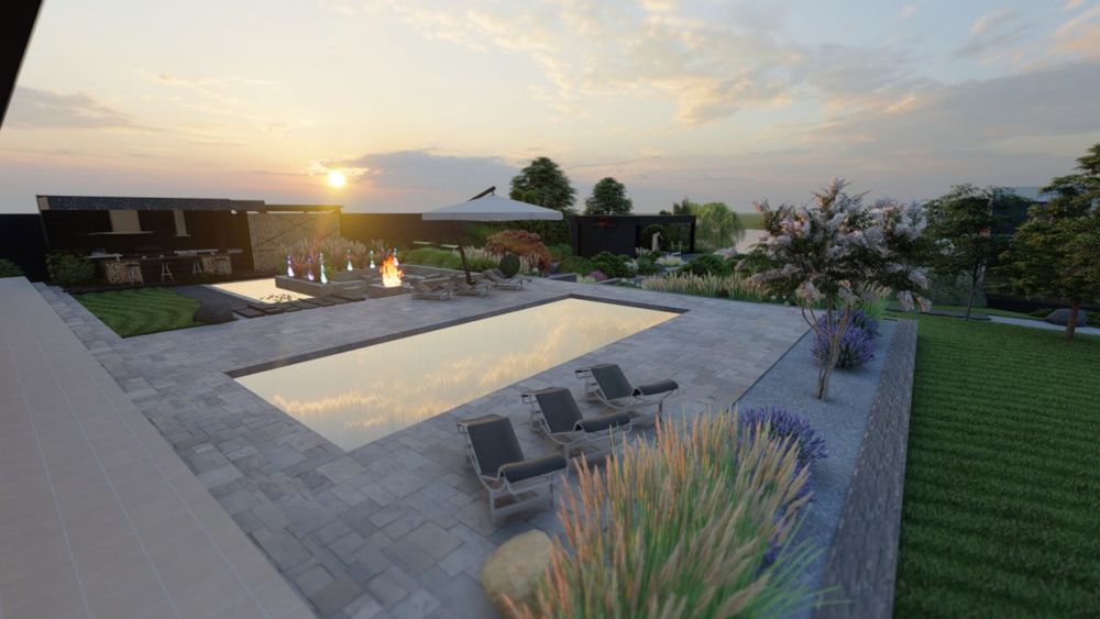 Ландшафтний дизайн, ландшафтне проектування,  3D-візуалізація