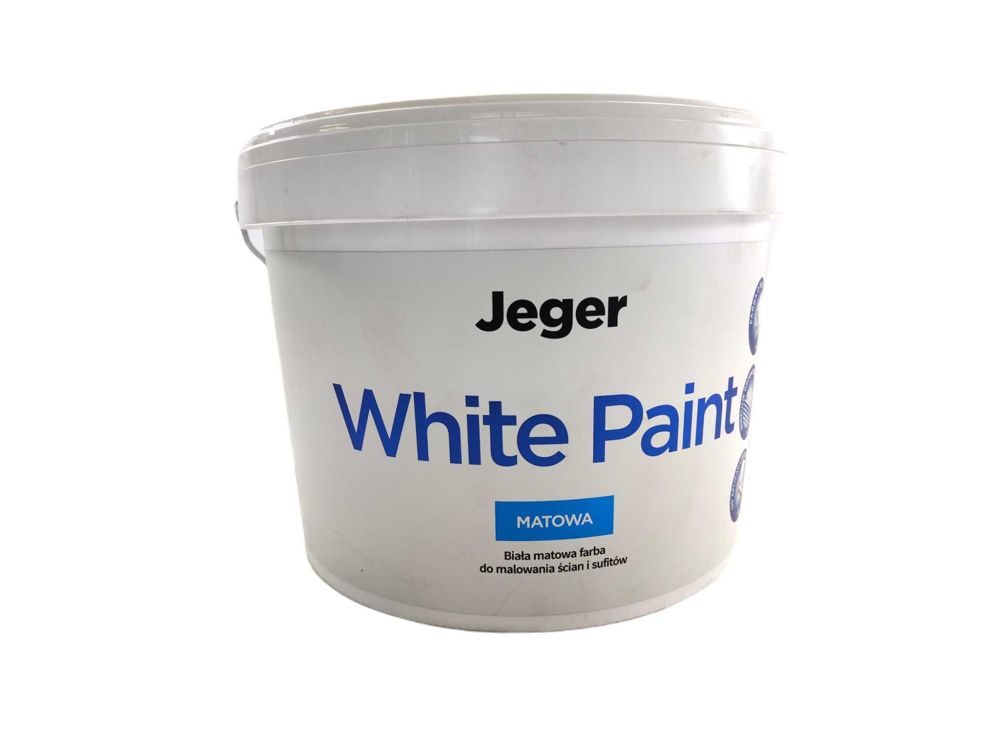 Farba Jeger white paint BIAŁY 10 L