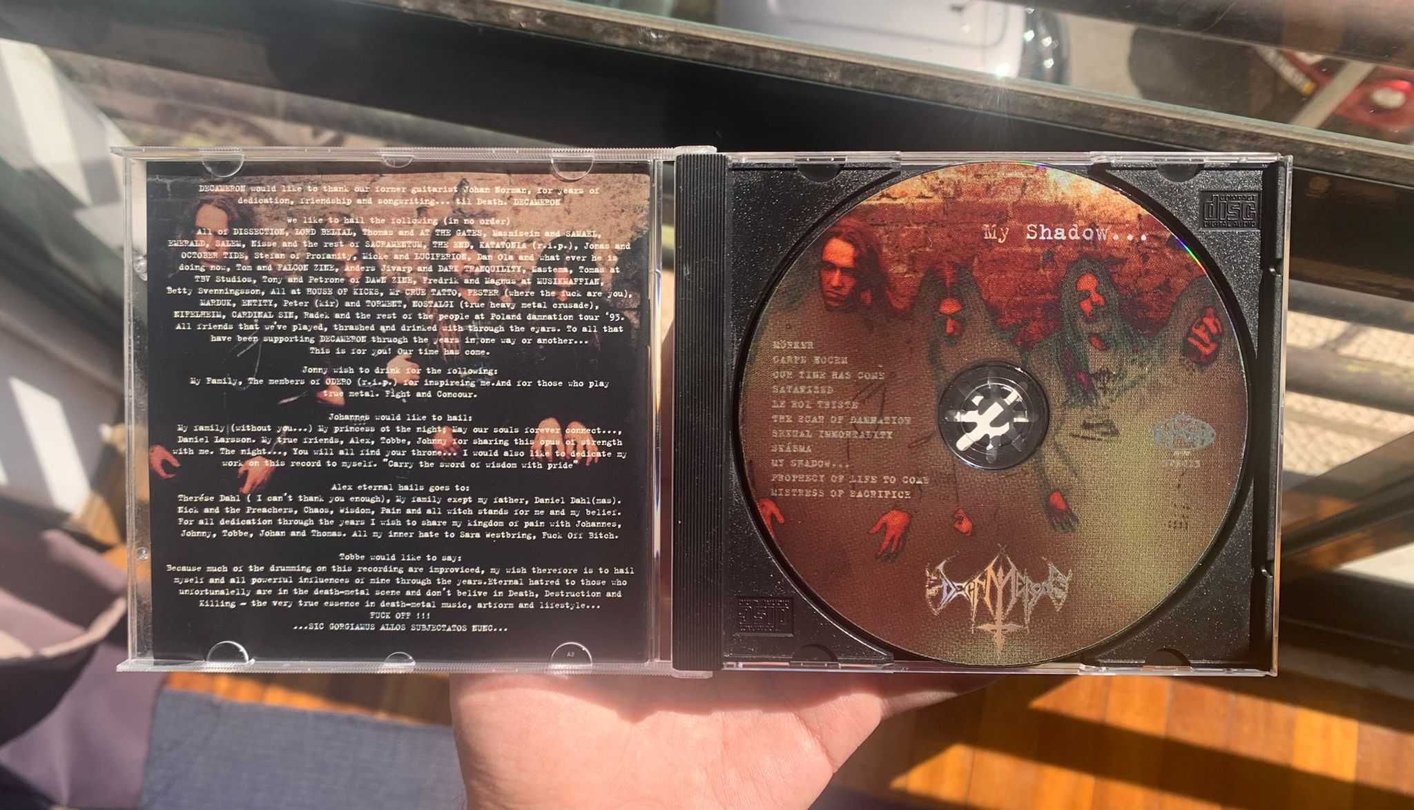 CDs raros Metal Decameron (First Press/Primeira edição) e Agalloch