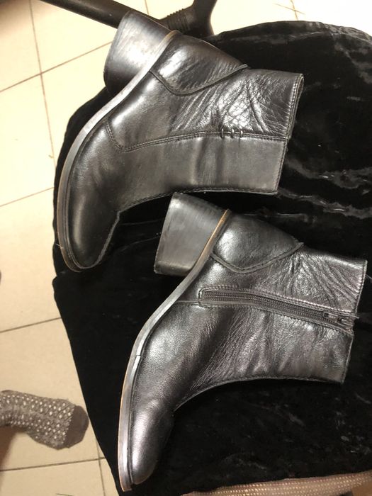 Туфлі 38 чобітки ботинки вінтаж італія шкіряні