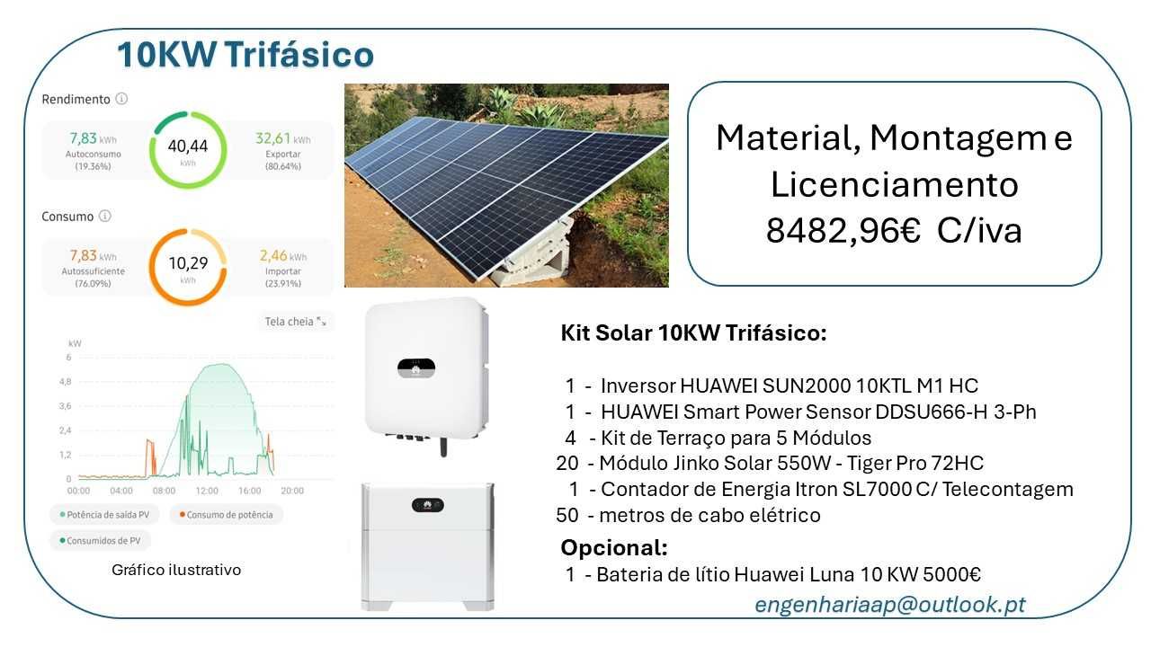 Sistema Solar Trifásico