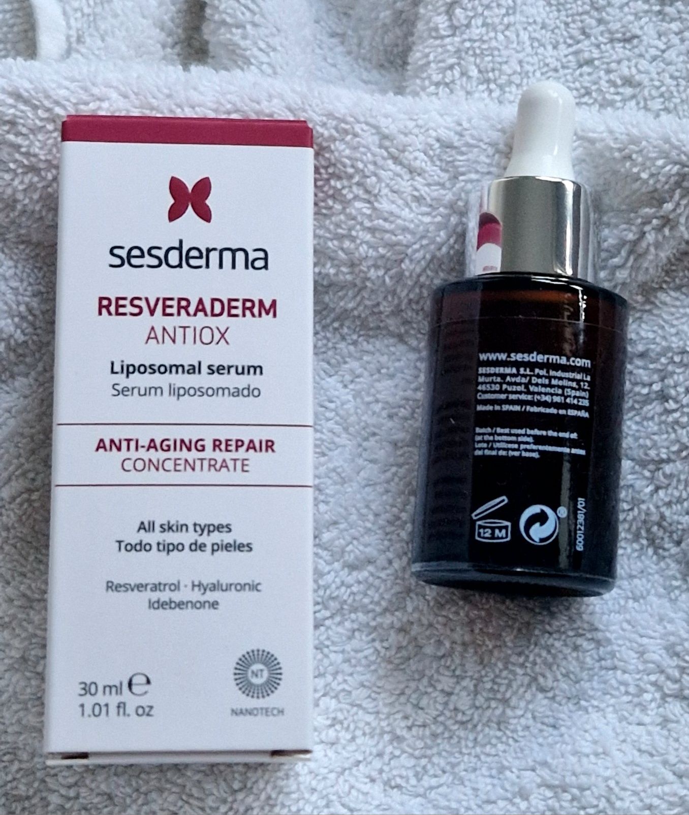 Sesderma Resveraderm ANTIOX serum 30ml, nowe