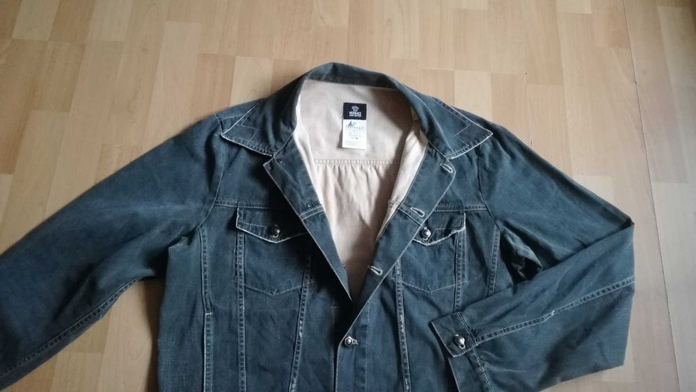 Męska kurtka jeansowa katana VERSACE r.L oryginał stan bardzo dobry