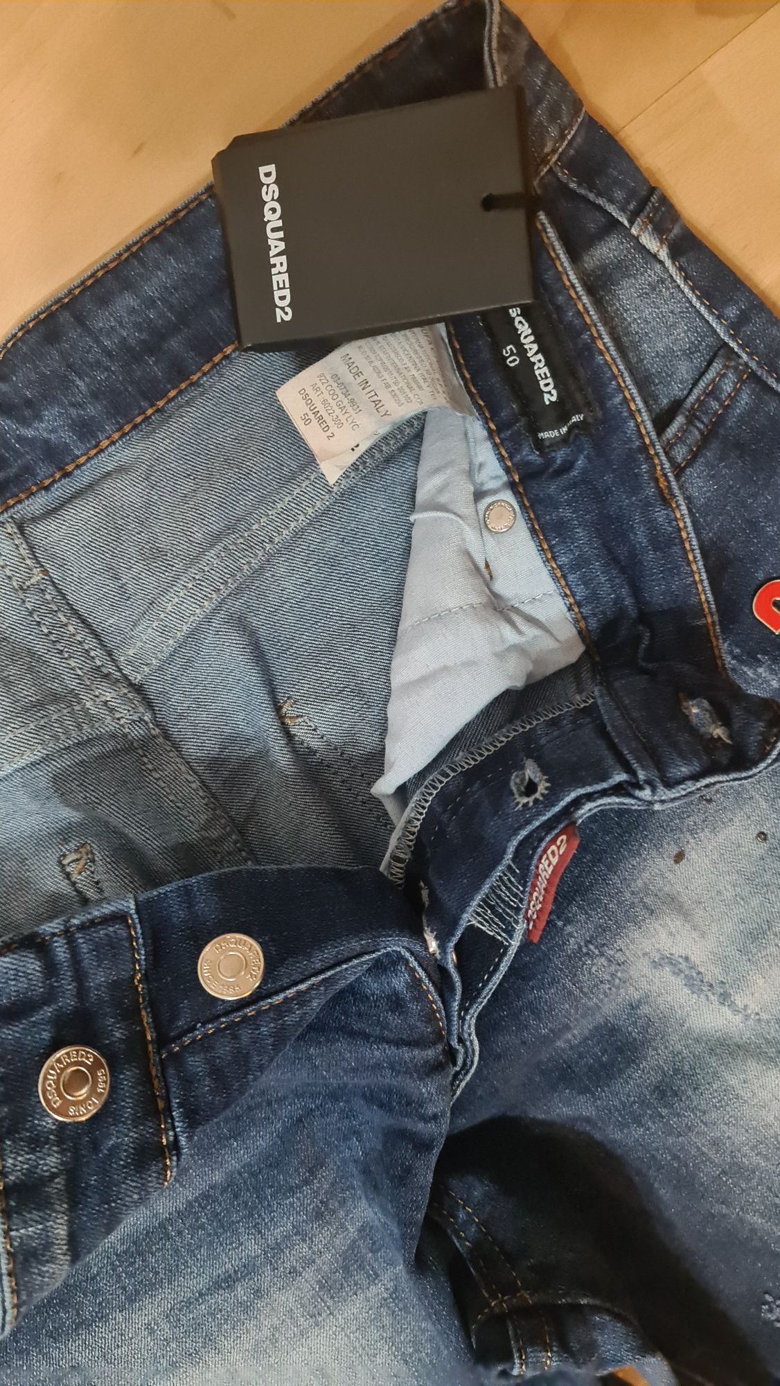 Oryginalne jeansy męskie dsquared2,